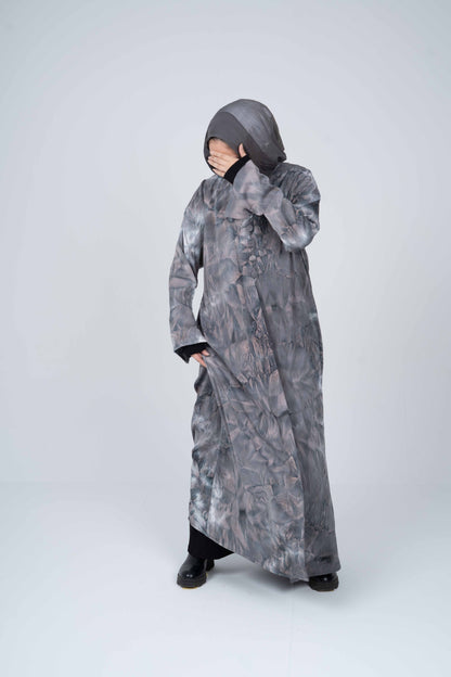 GRAY AURA ABAYA