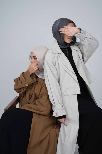 LINEN TRENCH COAT