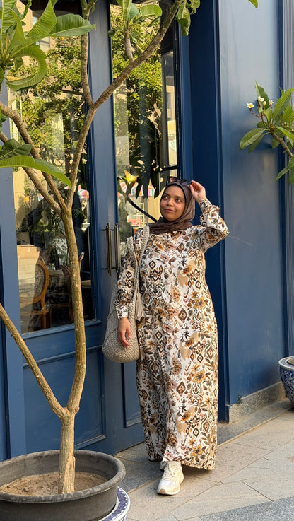 FLORAL BREEZE SHIRT DRESS