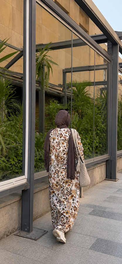 FLORAL BREEZE SHIRT DRESS