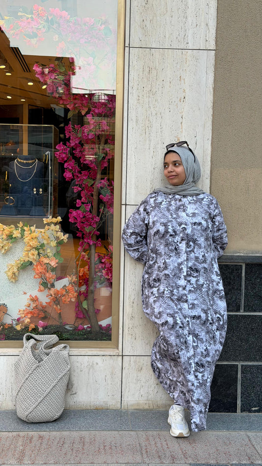 MARBLE SHIRT DRESS